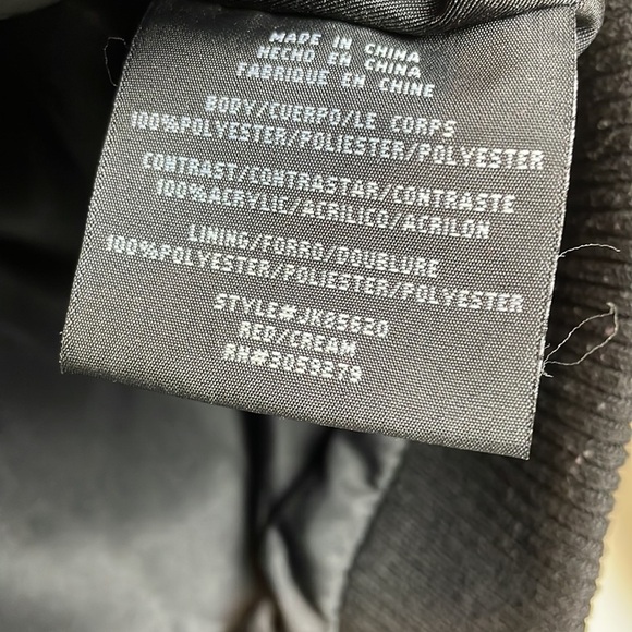 Thread & Supply | Buffalo Plaid Jacket with Cable Sweater Sleeves; Size XS - Picture 11 of 17